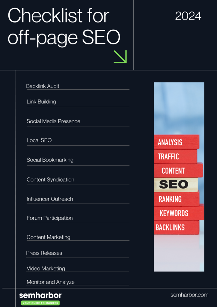 Checklist for Off-Page SEO for 2024